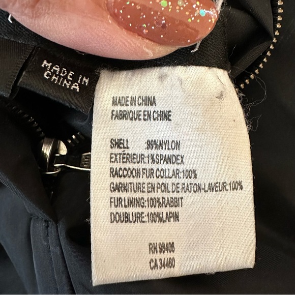 Authentic Theory Raccoon Rabbit Reversible Fur Coat - Picture 12 of 14